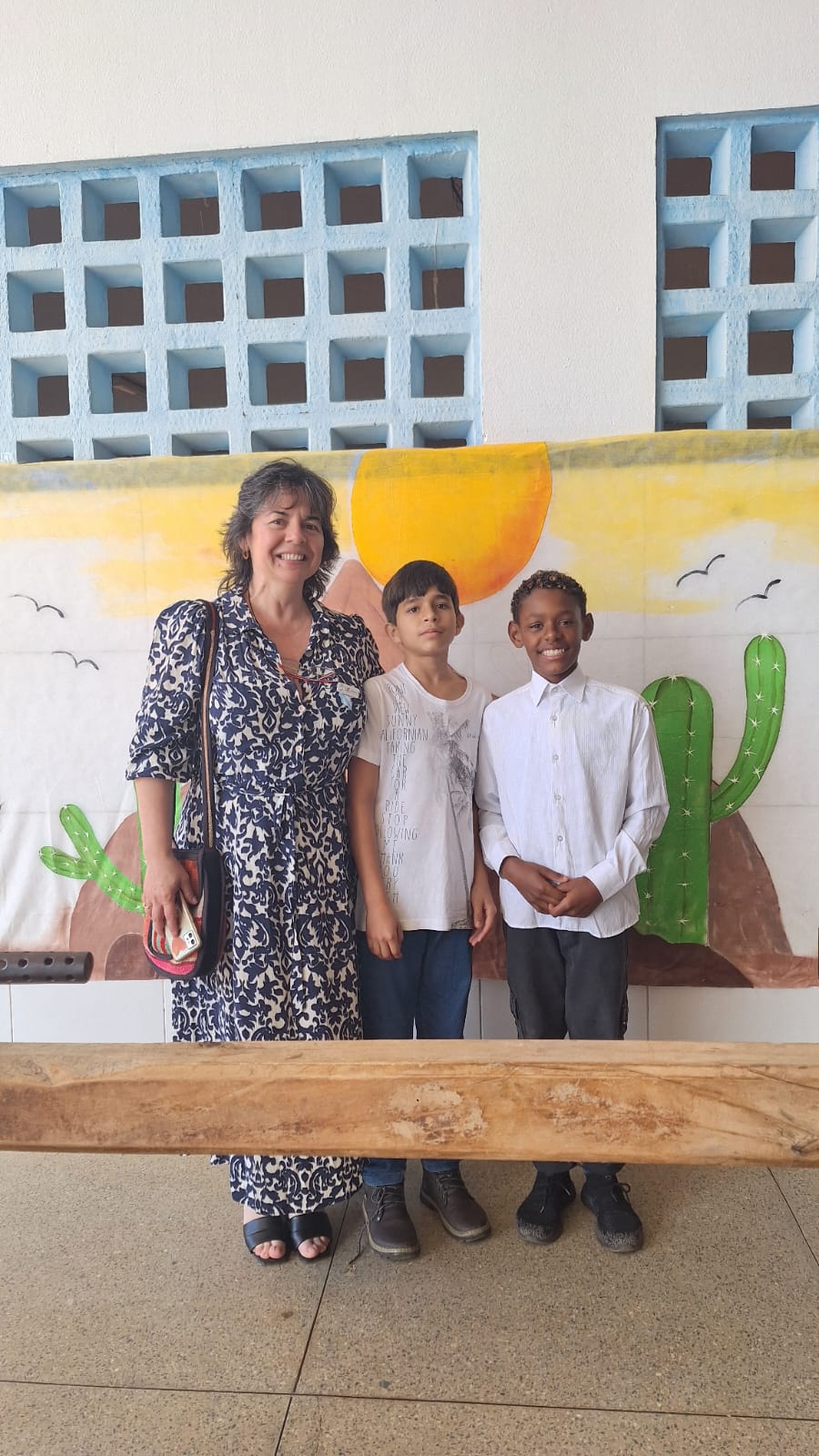 Visita às escolas